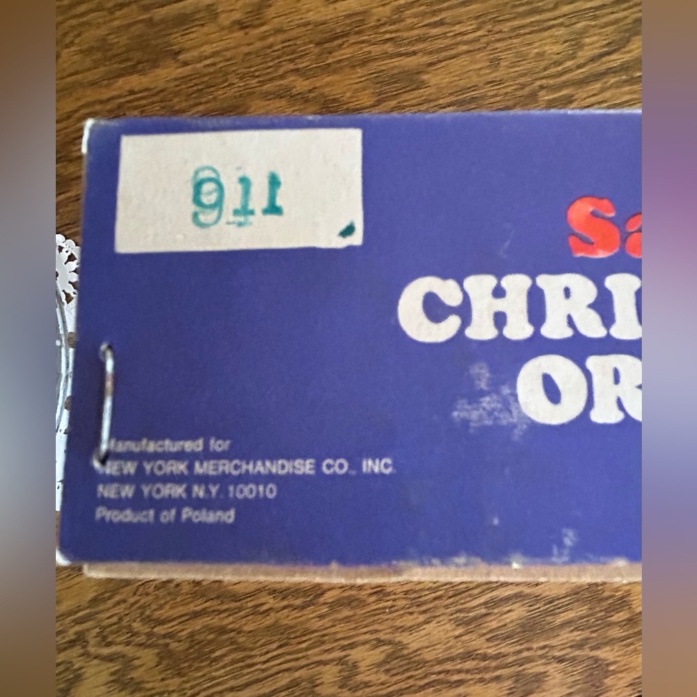 Santa Land Christmas Ornaments Poland Vintage - Picture 5 of 6